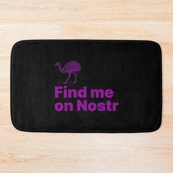Item preview, Find me on Nostr - Decentralized Social Network - 02 designed and sold by NautilusMare.