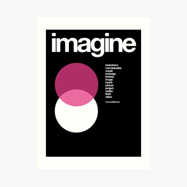 imagine Art Print
