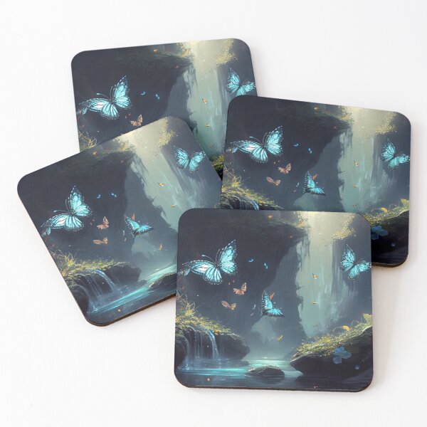 Item preview, Magical Butterflies Valley by the Waterfall M3 designed and sold by Goddess888.