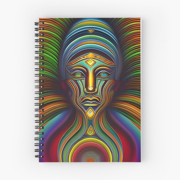 Item preview, New World Gods (29) - Mesoamerican Inspired Psychedelic Art designed and sold by TheThirdEye.