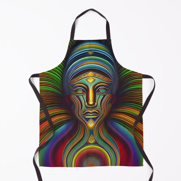 Item preview, New World Gods (29) - Mesoamerican Inspired Psychedelic Art designed and sold by TheThirdEye.