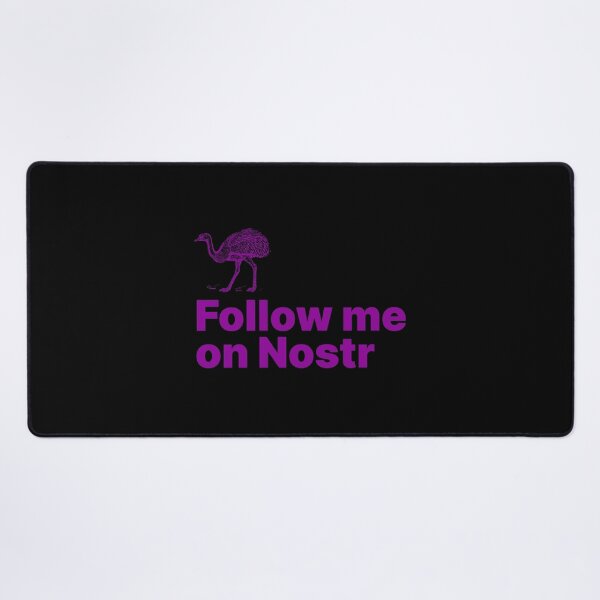 Item preview, Follow me on Nostr - Decentralized Social Network - 02 designed and sold by NautilusMare.