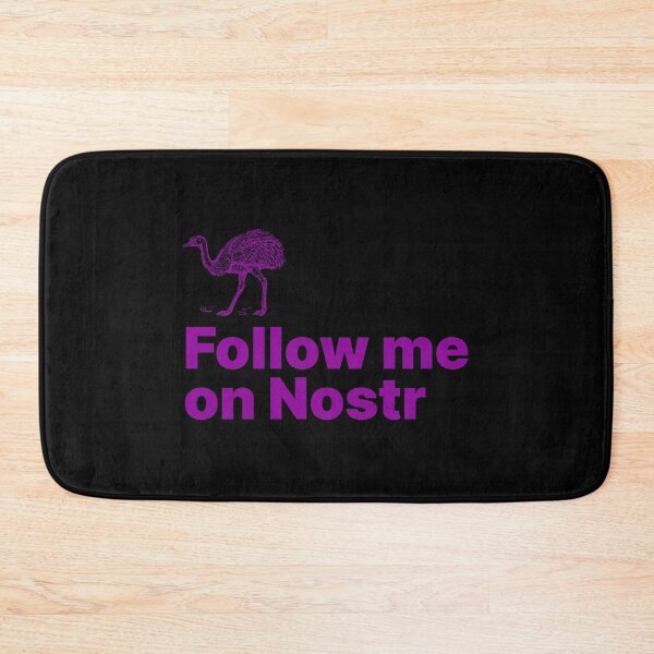 Item preview, Follow me on Nostr - Decentralized Social Network - 02 designed and sold by NautilusMare.