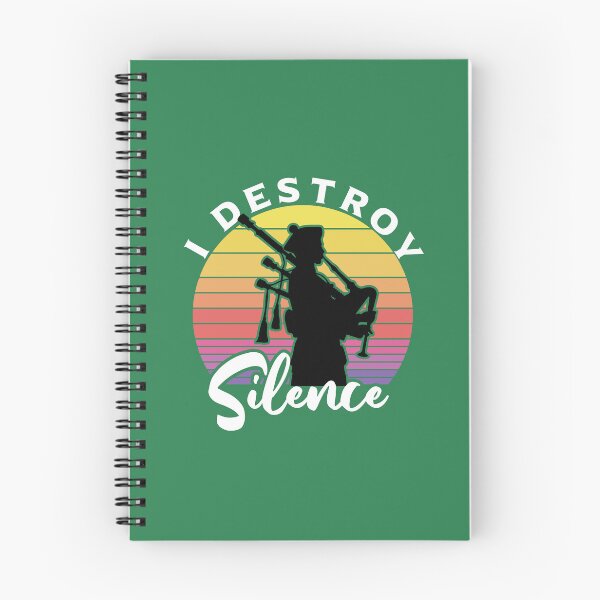 Item preview, Funny I Destroy Silence For Bagpipe Day  designed and sold by BahaLaasri.