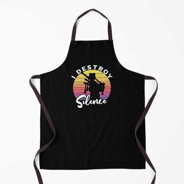 Item preview, Funny I Destroy Silence For Bagpipe Day designed and sold by BahaLaasri.