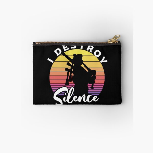 Item preview, Funny I Destroy Silence For Bagpipe Day  designed and sold by BahaLaasri.