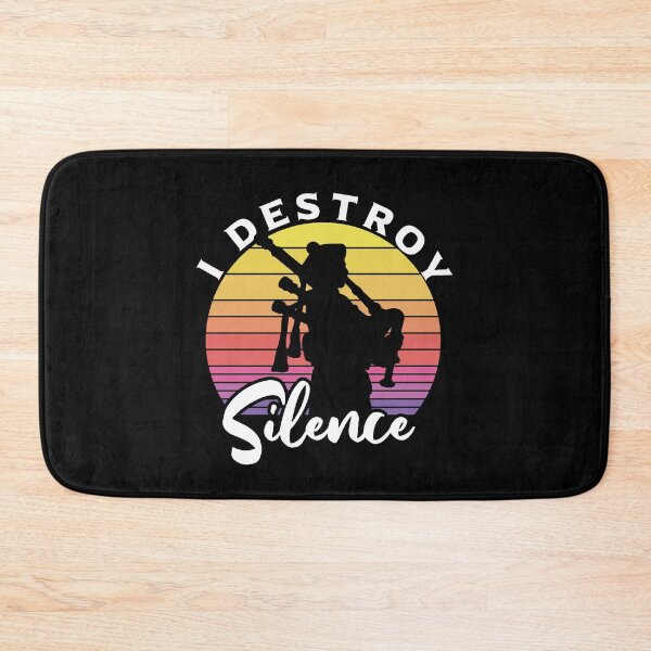 Item preview, Funny I Destroy Silence For Bagpipe Day  designed and sold by BahaLaasri.