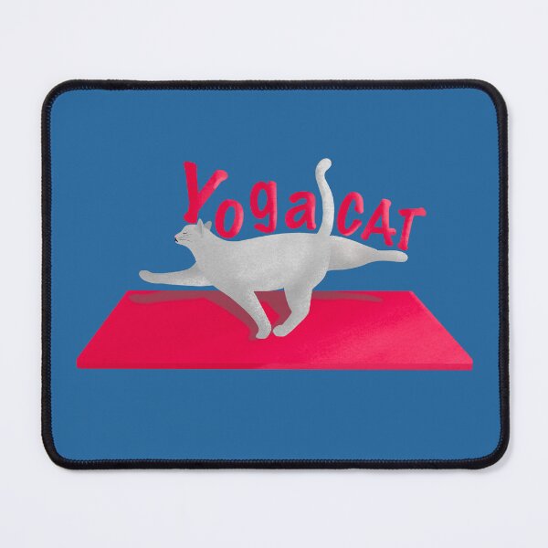 Item preview, Yoga CAT (gray cat) designed and sold by KoutYoe.