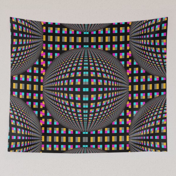 Item preview, Abstracts Geometric Sacred Parallel Lines Shape Circular Pattern Art Dimension Dodern Modern Gift designed and sold by Dodern.