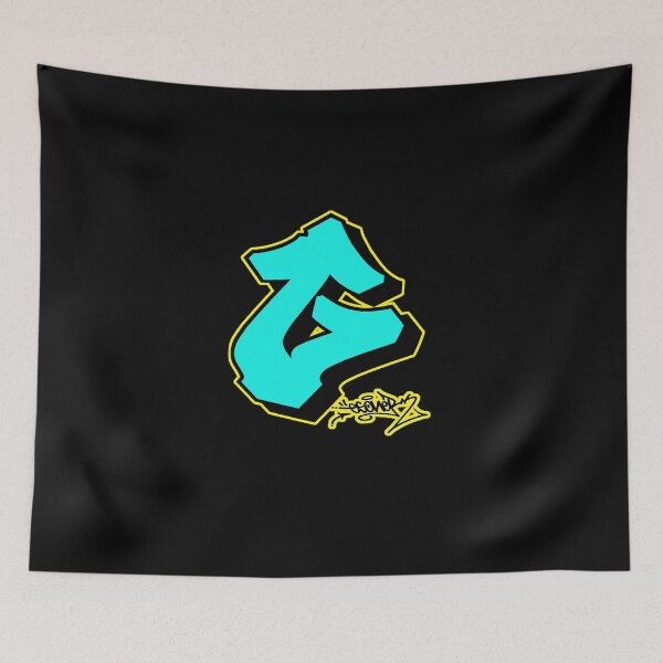 Item preview, BLUE LETTER G BY ESONE URBAN GRAFFITI STREET STYLE  designed and sold by GraffitiBomberZ.