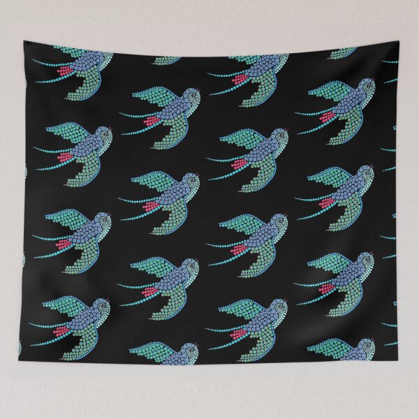 Item preview, Peace Bird Dot Art designed and sold by Jane Izzy Designs.