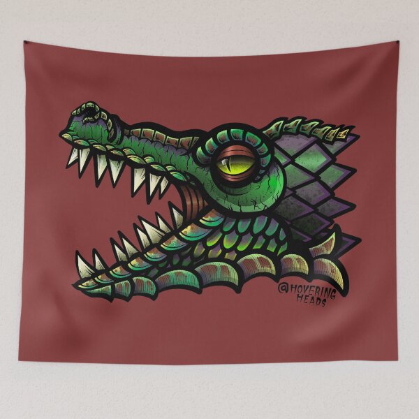 Item preview, Hovering Croc Head  designed and sold by HoveringHeads.