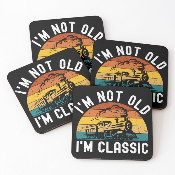 Item preview, I’m Not Old I’m Classic Retro Vintage Funny Fathers Day Gift Black  designed and sold by NNDraw.
