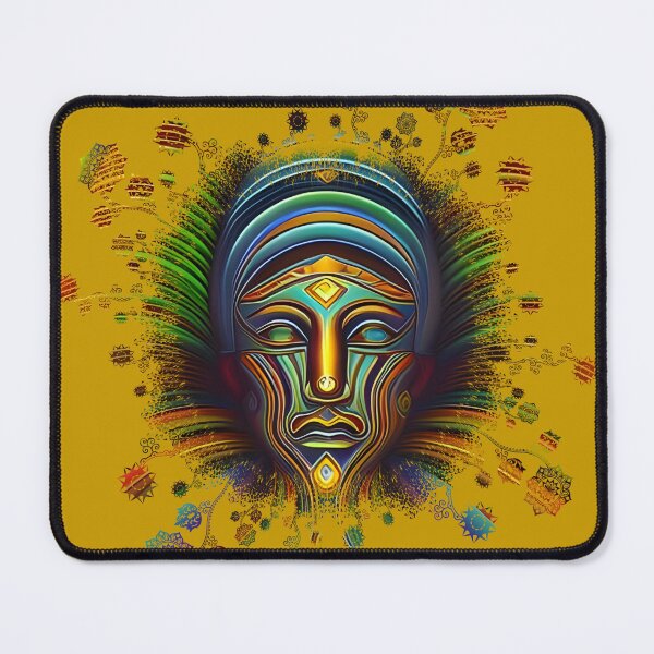 Item preview, New World Gods (29) - Mesoamerican Inspired Psychedelic Art designed and sold by TheThirdEye.
