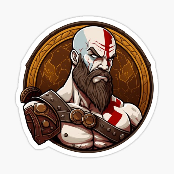 Spartan Rage - God Of War 4 - Sticker