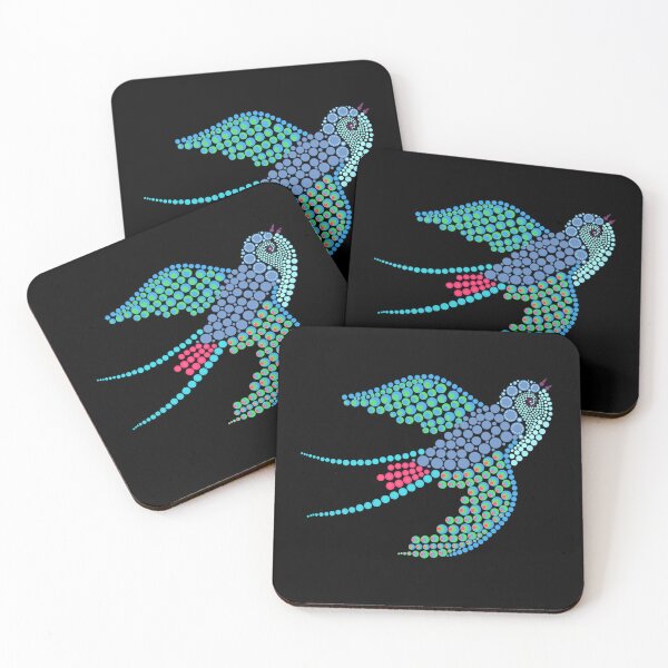 Item preview, Peace Bird Dot Art designed and sold by Jane Izzy Designs.