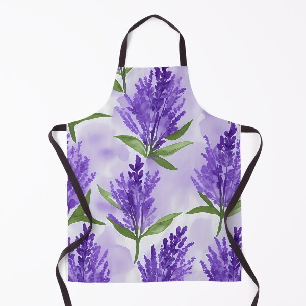 Item preview, Watercolor lavender pattern illustration designed and sold by Monlin.