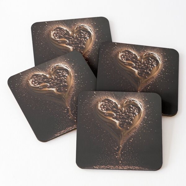 Item preview, Coffee splash artwork - lighting and splash wallart, printart, canvas and poster 27 designed and sold by jetaiart.