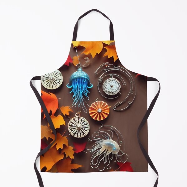 Item preview, Jellyfish and Autumn leaves paper art designed and sold by cuprum.