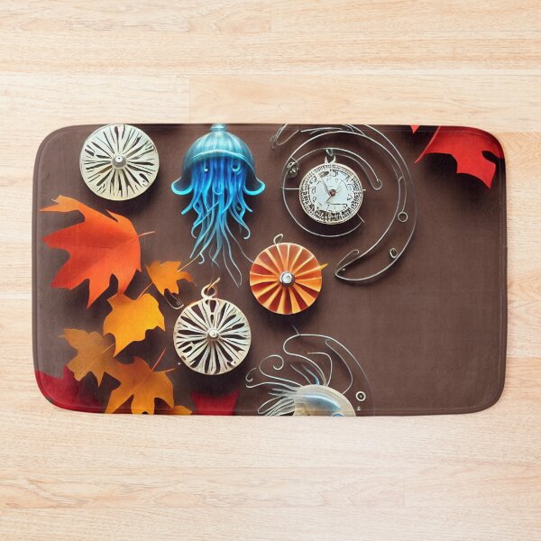 Item preview, Jellyfish and Autumn leaves paper art designed and sold by cuprum.