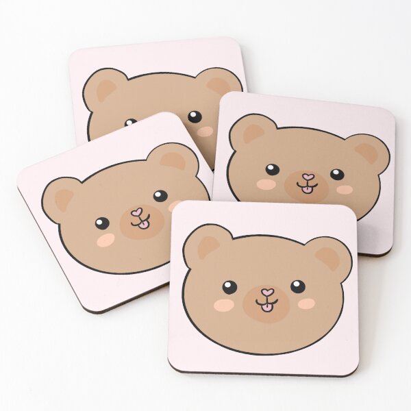 Item preview, Cute brown Teddy Bear head illustration  designed and sold by Yarafantasyart.