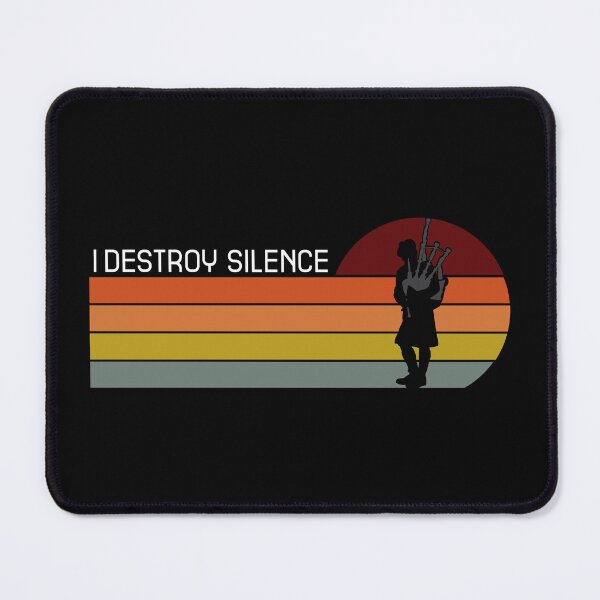 Item preview, Funny I Destroy Silence For Bagpipe Day  designed and sold by BahaLaasri.