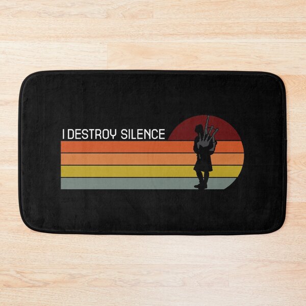 Item preview, Funny I Destroy Silence For Bagpipe Day  designed and sold by BahaLaasri.