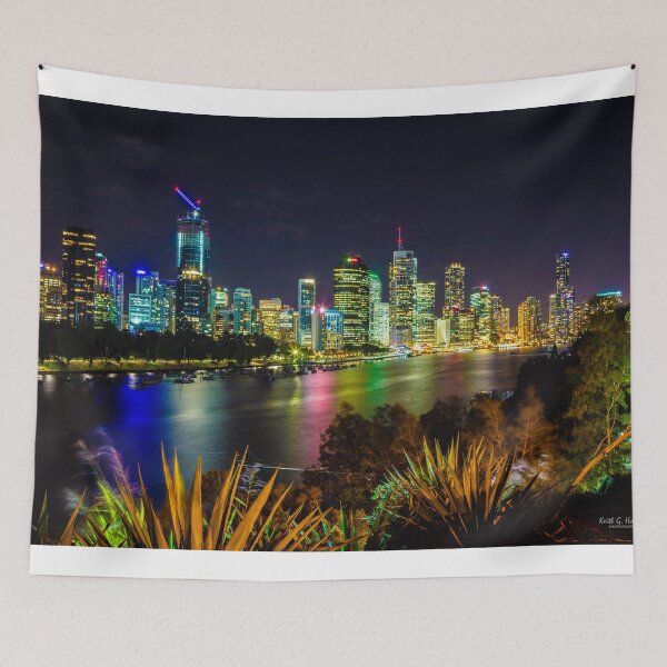 Item preview, Night Lights Brisbane designed and sold by Keith's Photo Artistry.