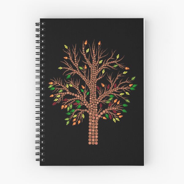 Item preview, Autumn Tree Dot Art designed and sold by Jane Izzy Designs.