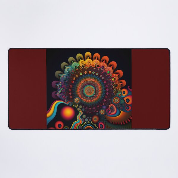 Item preview, Abstract Art in Psychedelic Colors designed and sold by WindCreation.