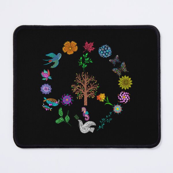 Item preview, Peace of Nature Dot Art designed and sold by Jane Izzy Designs.