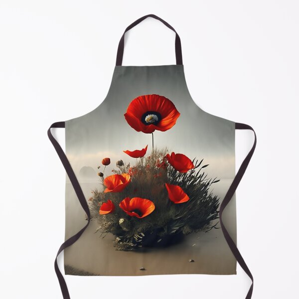 Item preview, Red poppy paper art designed and sold by cuprum.