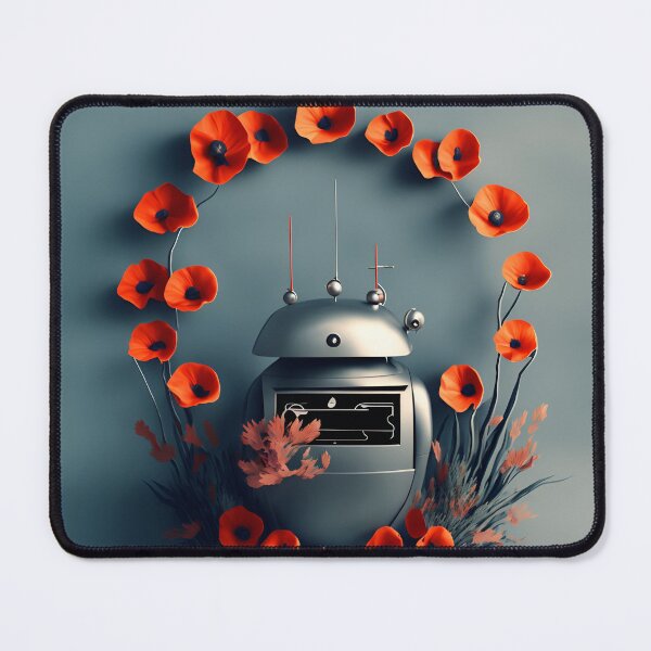 Item preview, Red poppy paper art designed and sold by cuprum.