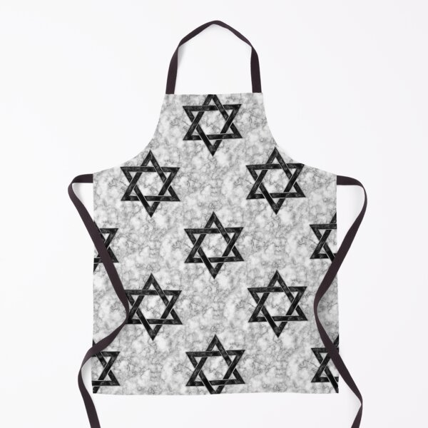 Item preview, Black Hexagram on White Marble - Tiling Pattern designed and sold by SolarCross.