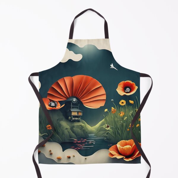 Item preview, Red poppy paper art designed and sold by cuprum.