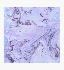 Marbly Lavender Photographic Print