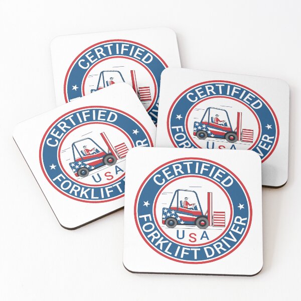 Item preview, USA certified forklift driver. designed and sold by safetyguide.