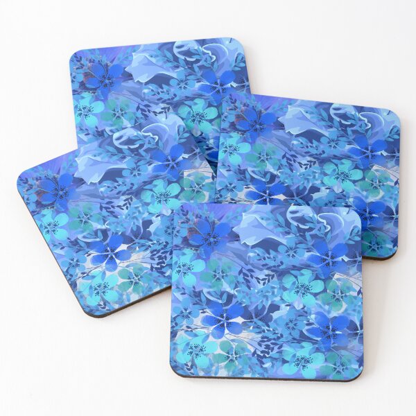 Item preview, Blue Flower Pattern Design designed and sold by funkyfreshfinds.
