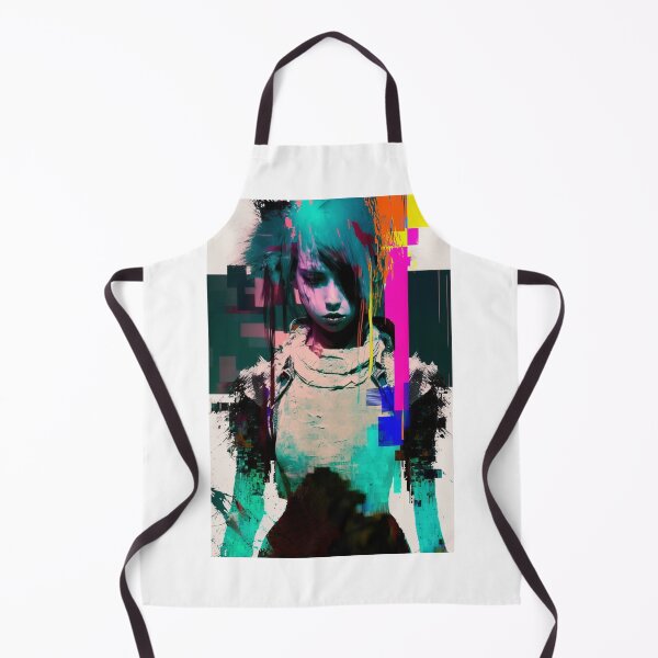 Artikelvorschau, GLITCH PUNK ART Cooles Mädchen entworfen und verkauft von RESToRAPTOR.