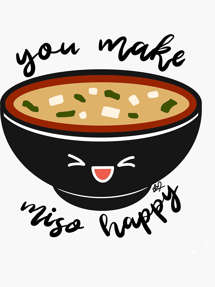 Miso Happy | Vinyl Sticker