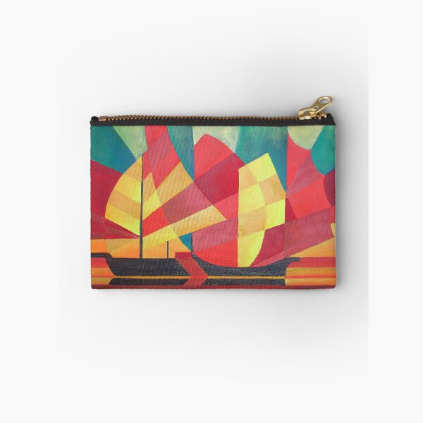 Item preview, Cubist Abstract of Junk Sails and Ocean Skies designed and sold by taiche.