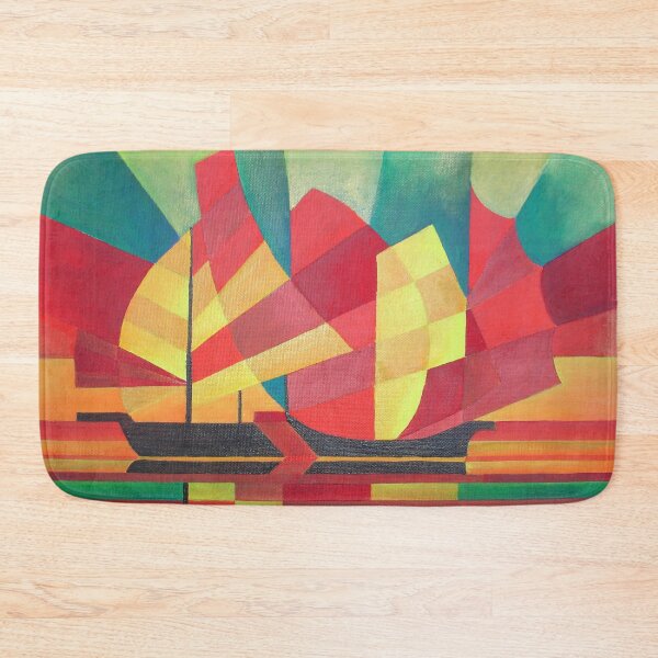 Item preview, Cubist Abstract of Junk Sails and Ocean Skies designed and sold by taiche.