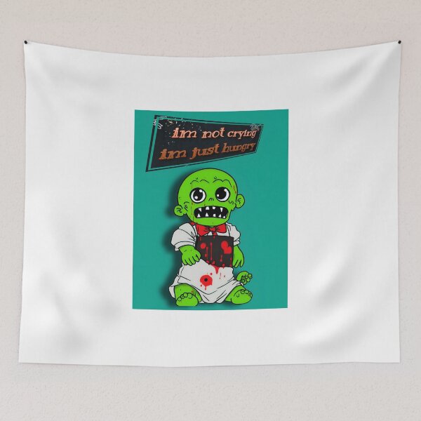 Item preview, Baby zombie hungry, "Im not crying im just hungry designed and sold by ManikRaja.