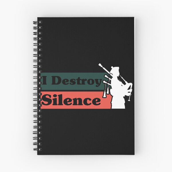 Item preview, Funny I Destroy Silence For Bagpipe Day  designed and sold by BahaLaasri.