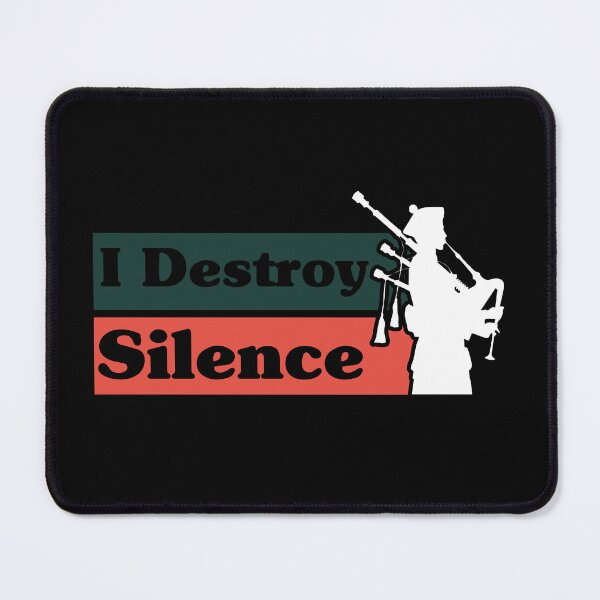 Item preview, Funny I Destroy Silence For Bagpipe Day  designed and sold by BahaLaasri.