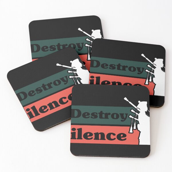 Item preview, Funny I Destroy Silence For Bagpipe Day  designed and sold by BahaLaasri.