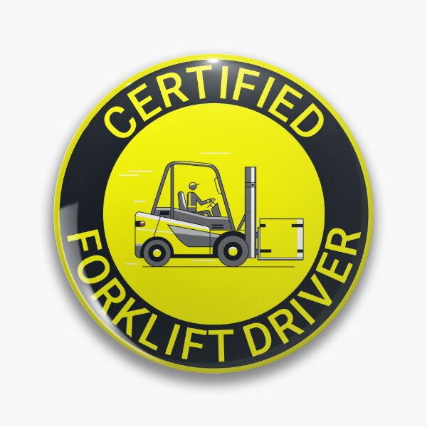 Item preview, Certified forklift driver. designed and sold by safetyguide.