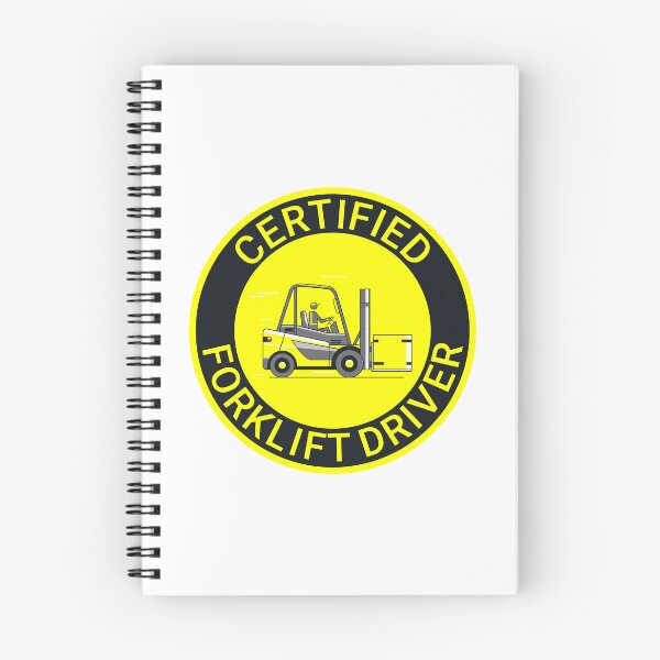 Item preview, Certified forklift driver. designed and sold by safetyguide.