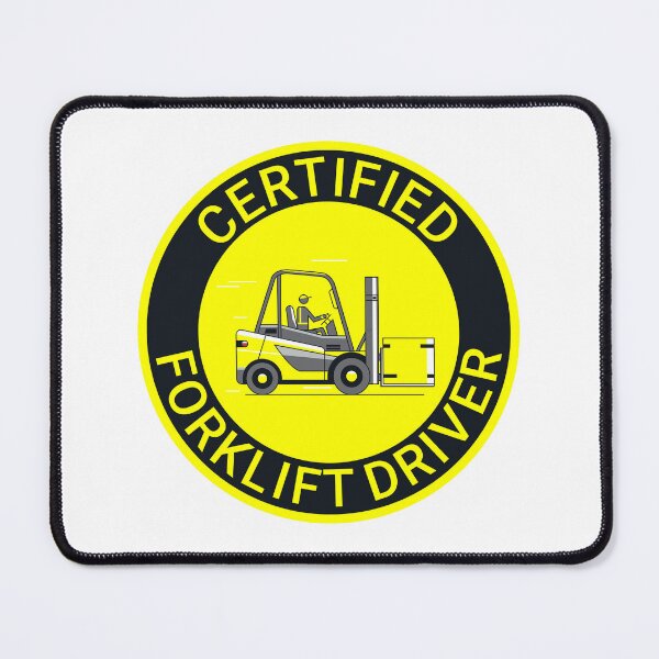 Item preview, Certified forklift driver. designed and sold by safetyguide.