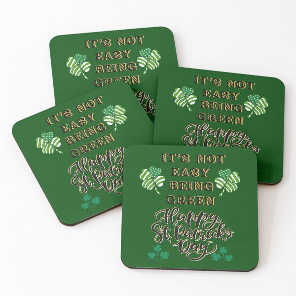 Item preview, It's Not Easy Being Green-St. Patricks Designs designed and sold by KMRmerchDesigns.